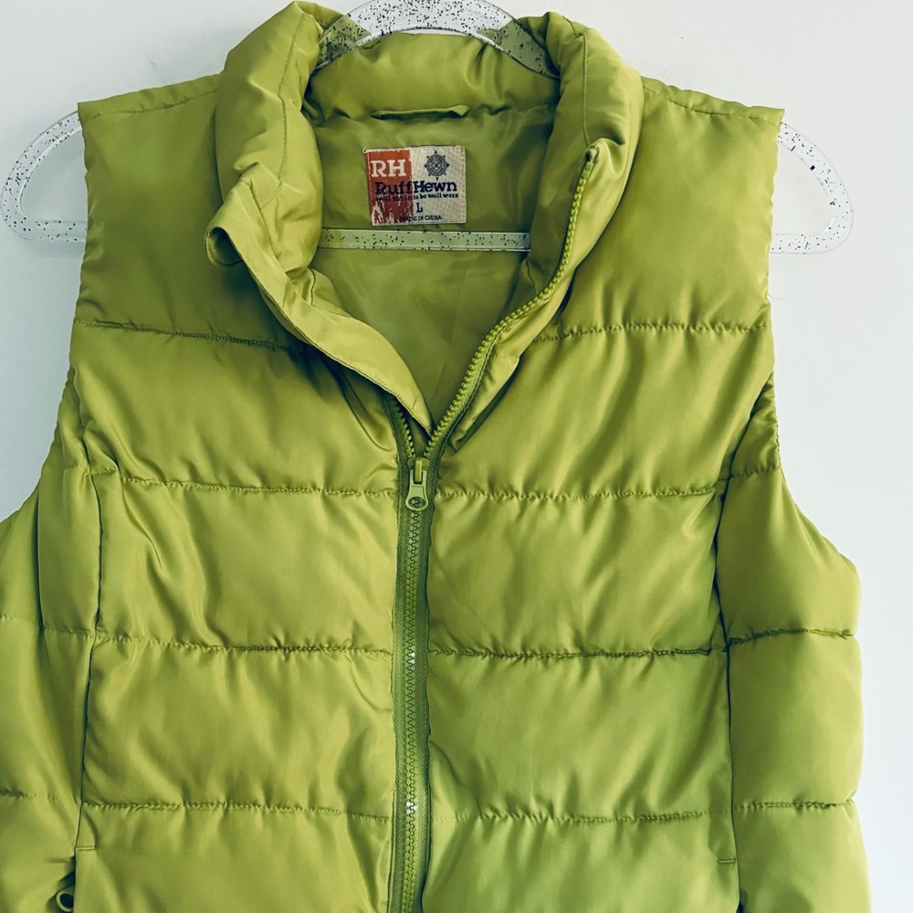 Ruff Hewn Puffy Vest 100% Polyester EUC